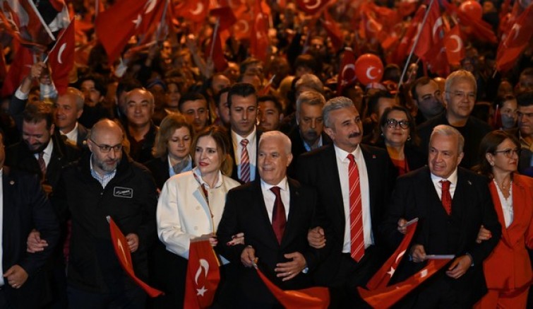 Bursa’da görülmemiş Cumhuriyet kutlaması