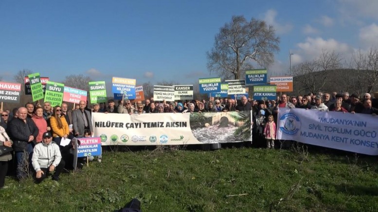 Bursa'da halkın sağlığı tehdit altında; "Nilüfer Çayı temiz aksın"