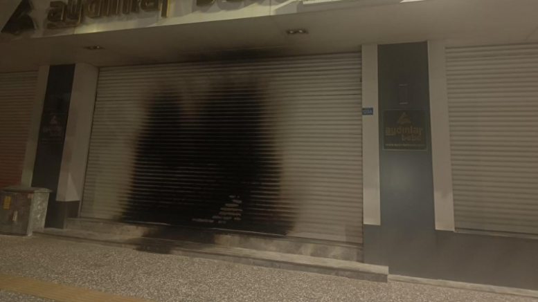 Bursa'da hem kundakladı hem video çekti