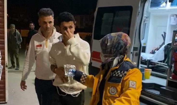 Bursa'da kavgayı ayırmak isterken...