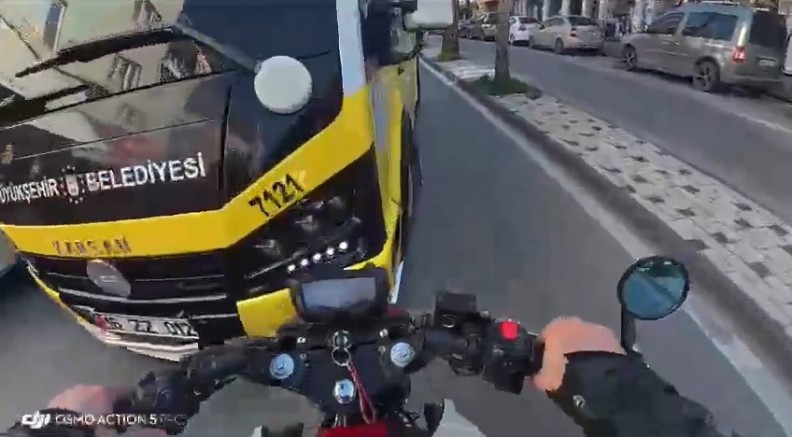 Bursa'da kazadan kaçayım dedi ama...