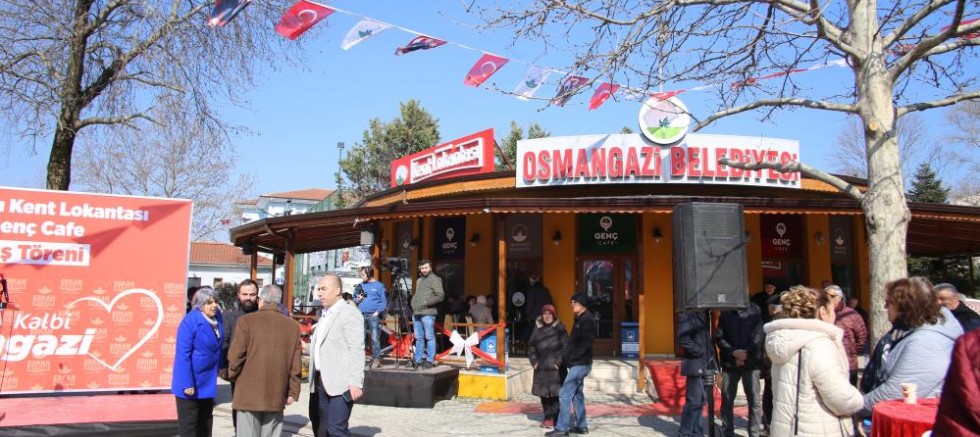 Bursa'da Kent Lokantası ve Genç Kafe hizmete açıldı