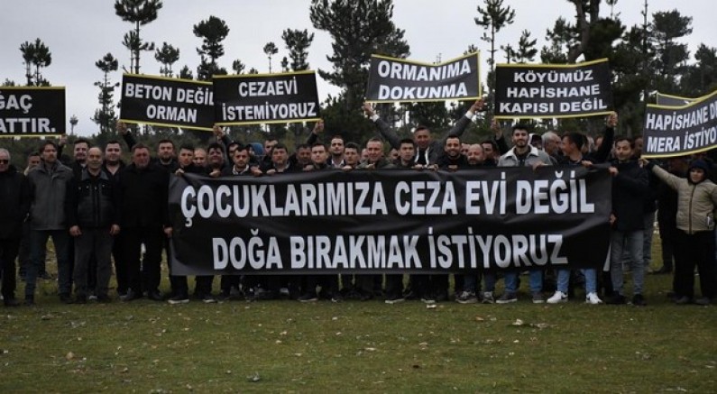 Bursa'da köy merasına cezaevi planlamasına tepki