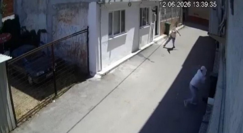 Bursa’da kurşunların havada uçuştuğu çatışma kamerada