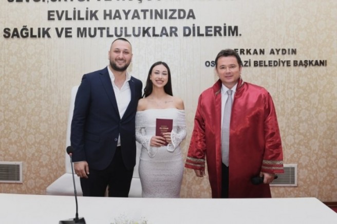 Bursa'da nikahı kıyılacak çifte güzel sürpriz