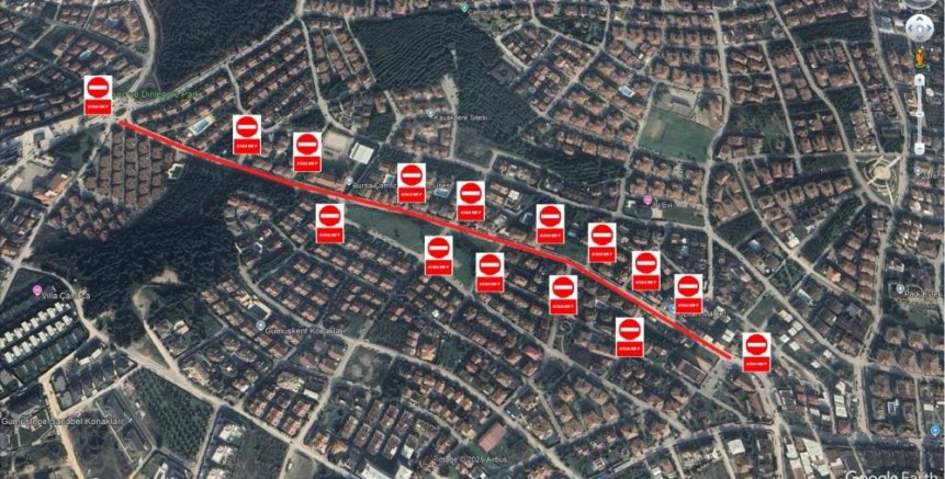 Bursa'da o cadde trafiğe kapatılıyor!