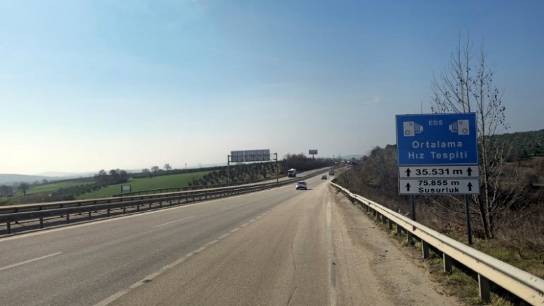 Bursa'da o yolda hız ihlal tespit sistemi devreye girdi