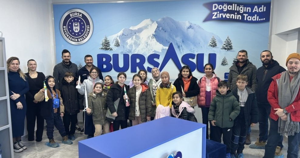 Bursa'da öğrenciler fabrika gezdi, üretimin kaynağına indi