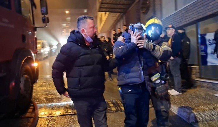 Bursa’da otel yangını kontrol altına alındı