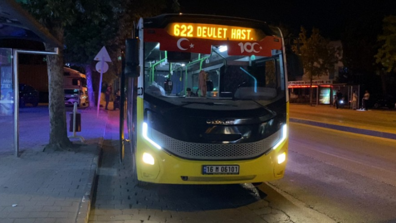 Bursa'da özel halk otobüsü şoförü şoke etti; Alkollü yakalandı
