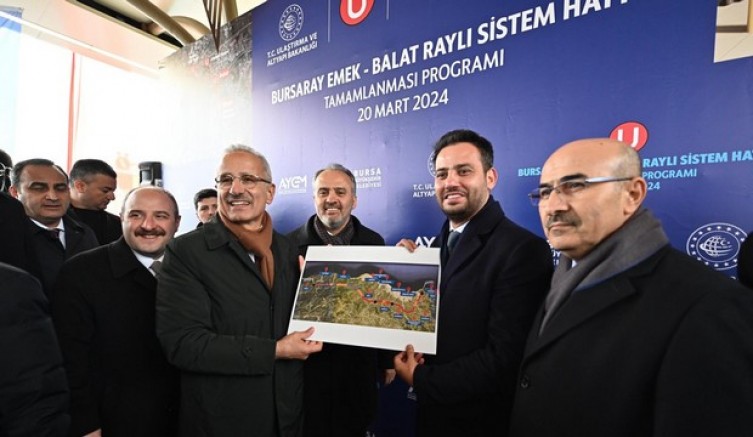 Bursa’da raylı sistem hattı genişliyor