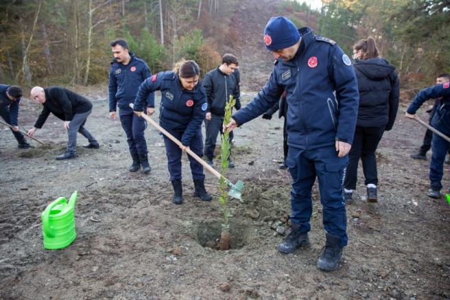 Bursa’da şehit olan itfaiye erleri için bakın ne yaptılar…