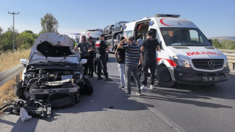Bursa'da yüreklerin ağza geldiği an!