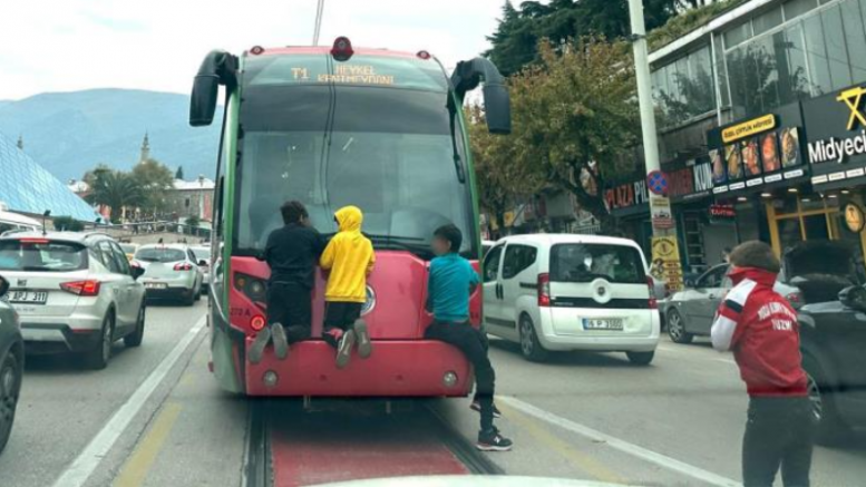 Bursa'da yüreklerin ağza geldiği an!