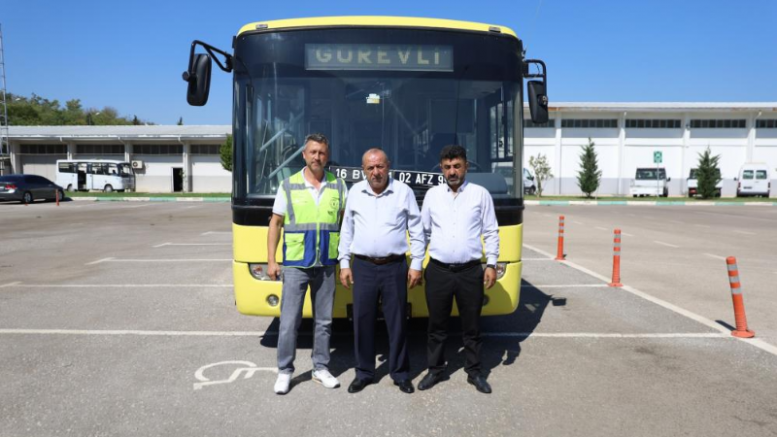 Bursa'dan Adıyaman'a otobüs desteği