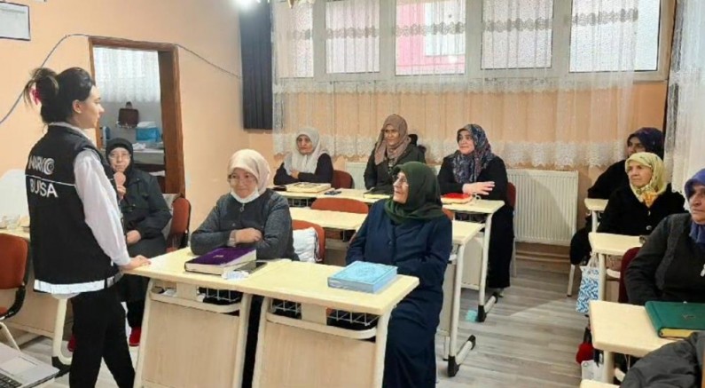 Bursa Emniyeti gece gündüz demedi, halkı bilgilendirdi