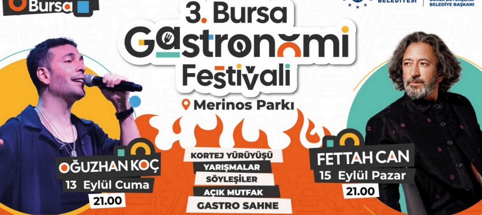 Bursa Gastronomi Festivali’nde ünlüler yağmuru