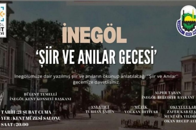 Bursa İnegöl'de çok özel gece
