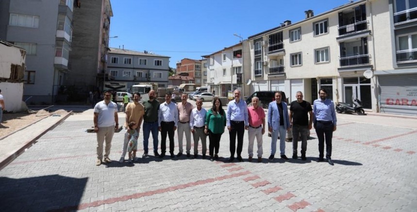 Bursa İnegöl'de kamulaştırılan alanlar otoparka dönüşüyor