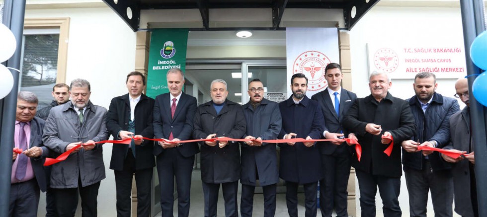 Bursa İnegöl'e yeni bir Aile Sağlık Merkezi...