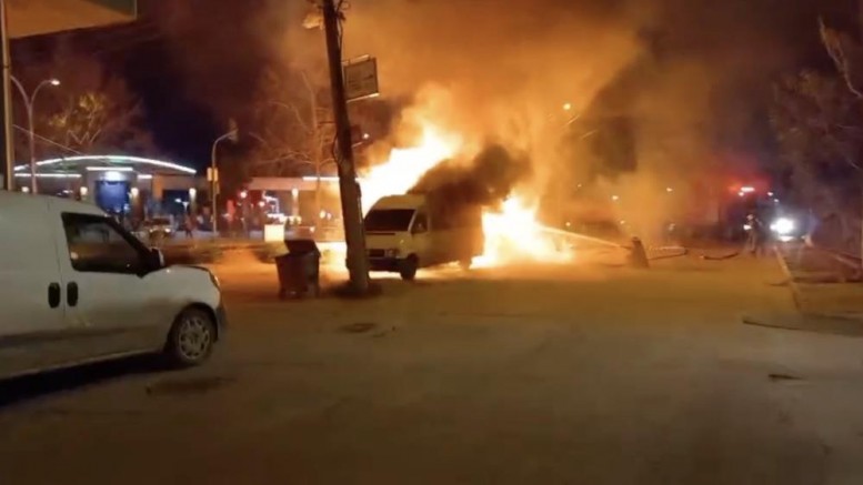 Bursa korkutan yangın