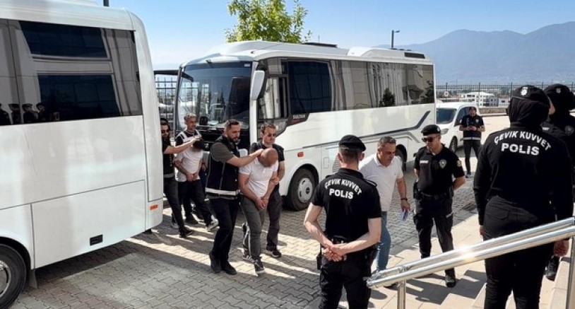 Bursa merkezli operasyonda 40 tutuklama