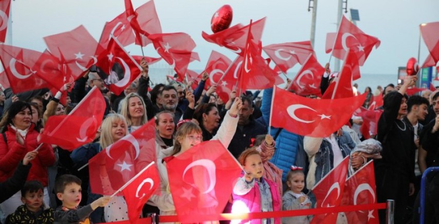 Bursa Mudanya'da 23 Nisan böyle kutlandı
