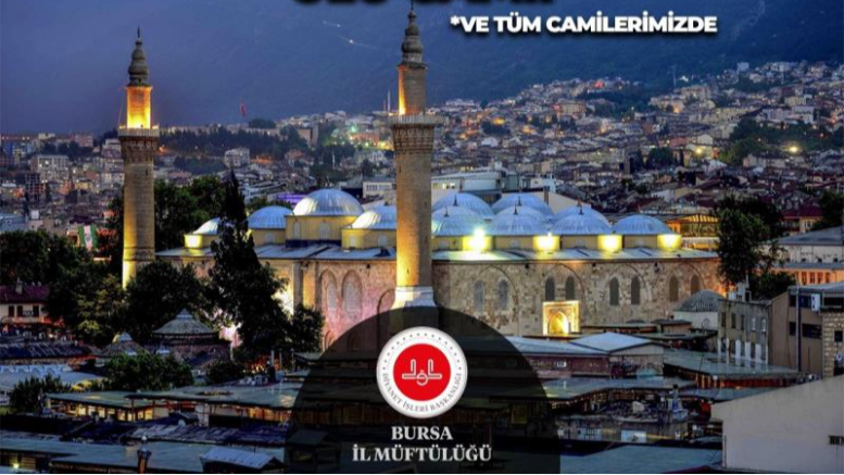 Bursa Müftülüğü'nden yağmur duasına davet
