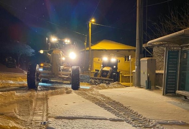 Bursa Nilüfer'de ekipler hazırda bekliyor