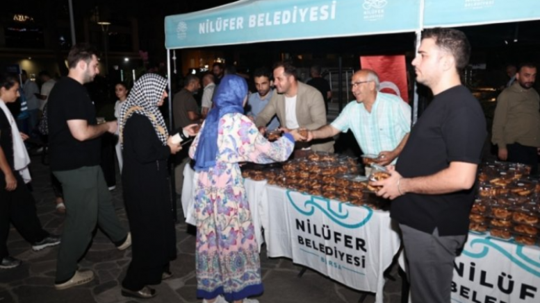 Bursa Nilüfer’de kandil geleneği mahallelerde yaşatıldı