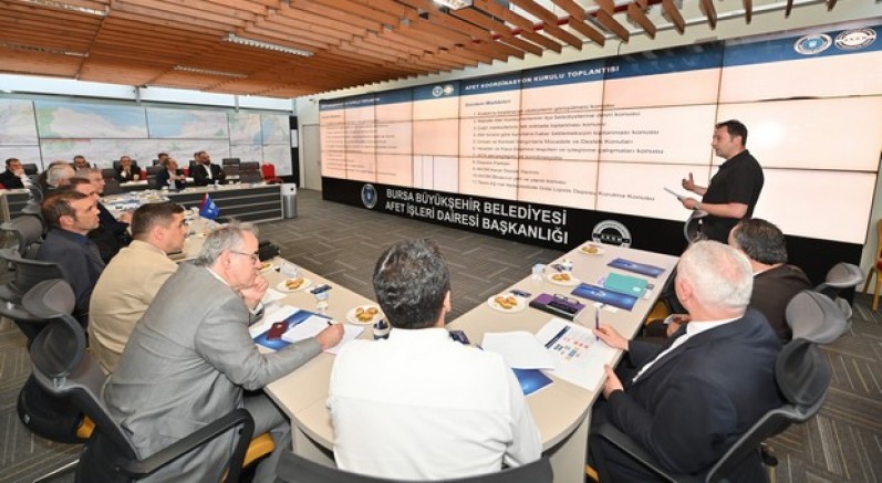 Bursa’nın afet planı AKOM’da masaya yatırıldı