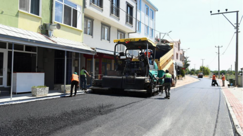 Bursa Osmangazi'de birçok cadde ve sokakta çalışma var