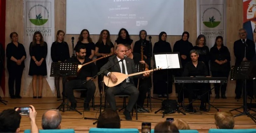 Bursa Osmangazi’de kahramanlık türküleri duygu dolu anlar yaşattı