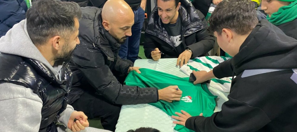 Bursa Yeni Yıl Meydanı’nda Bursaspor coşkusu