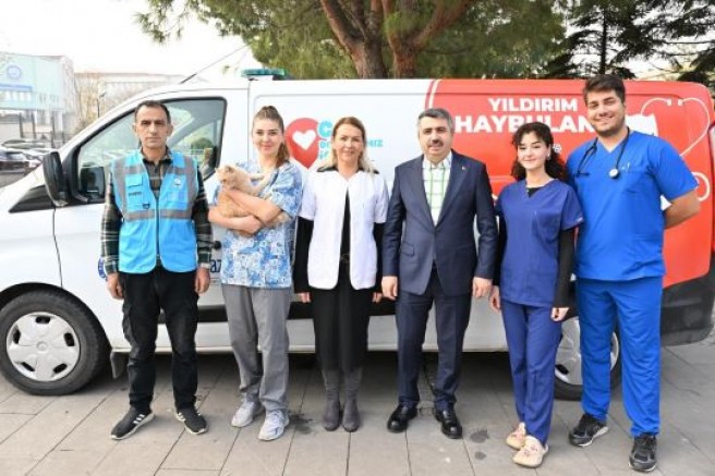 Bursa Yıldırım'da bu ambulans çok özel