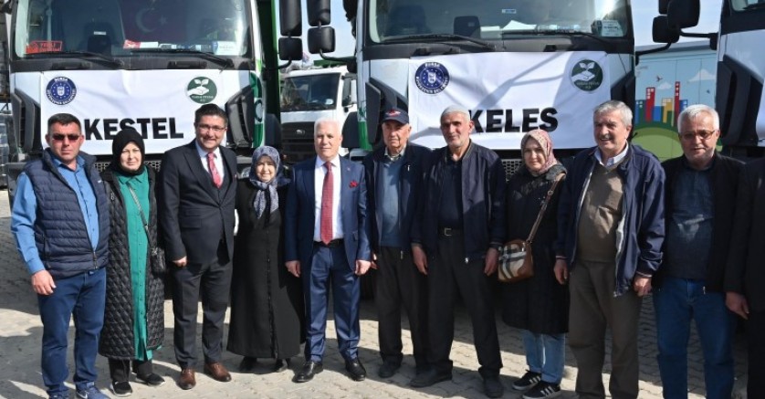 Bursalı çiftçilerin yüzü gülüyor