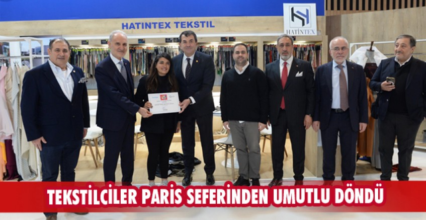 Bursalı tekstilciler Paris seferinden umutlu döndü