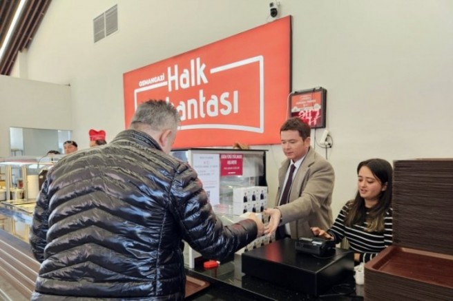 Bursalılara kandil simidi Erkan Başkan'dan