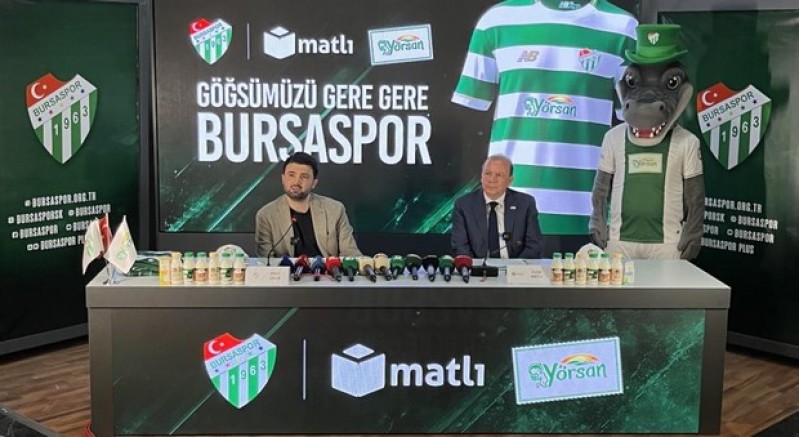 Bursaspor, 70 milyonluk sponsorluğuna imza attı