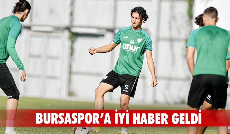 Bursaspor’a  iyi haber geldi