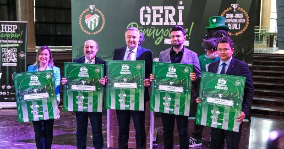 Bursaspor Başkanı Çelik büyük oynuyor; Hedef Avrupa'da şampiyonluk...