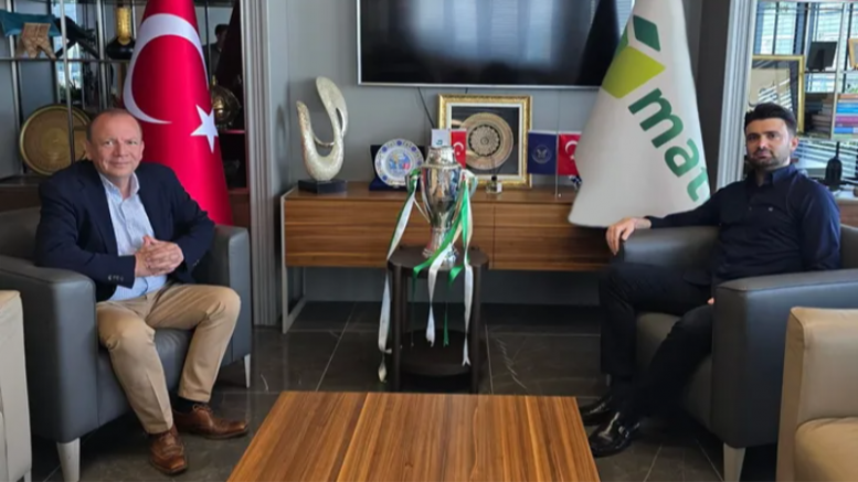 Bursaspor'dan Özer Matlı'ya teşekkür ziyareti!