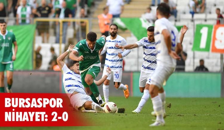 Bursaspor nihayet: 2-0