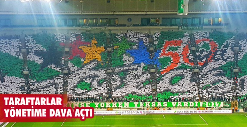 Bursaspor taraftarı yönetime dava açtı