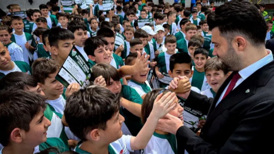 Bursasporlu miniklerin bu tutkusu umut veriyor