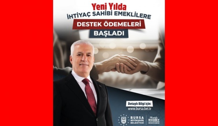 Büyükşehir’den emeklilere yeni yıl desteği