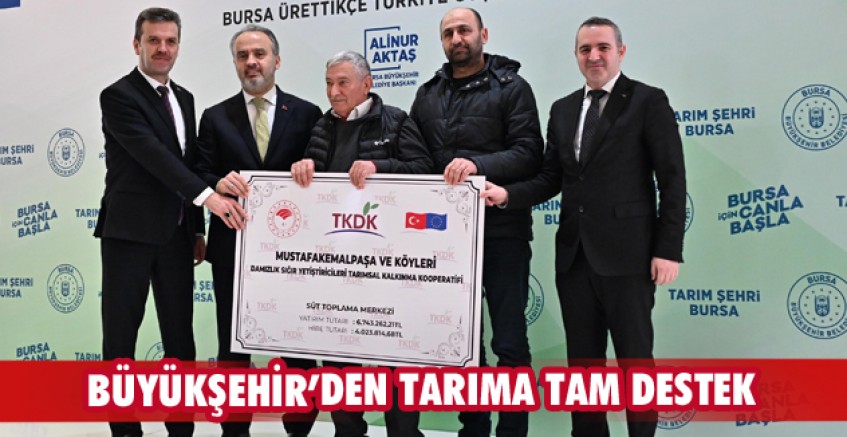 Büyükşehir’den tarıma tam destek