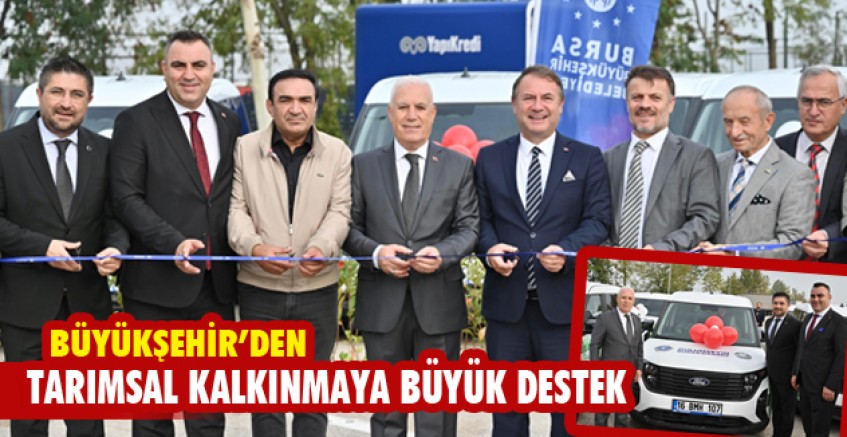 Büyükşehir’den tarımsal kalkınmaya büyük destek