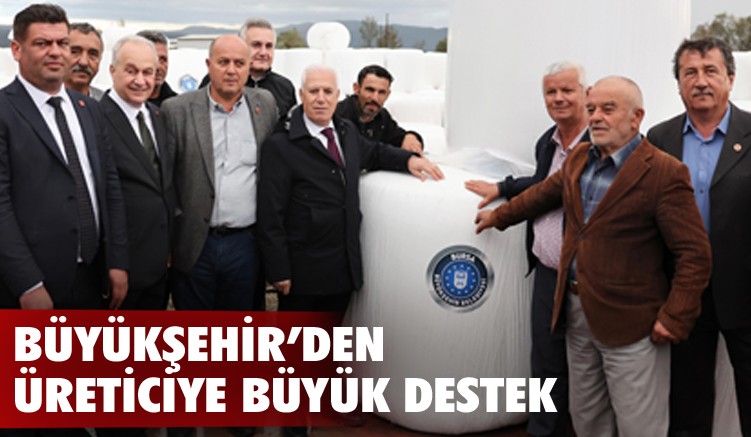 Büyükşehir'den üreticiye büyük destek
