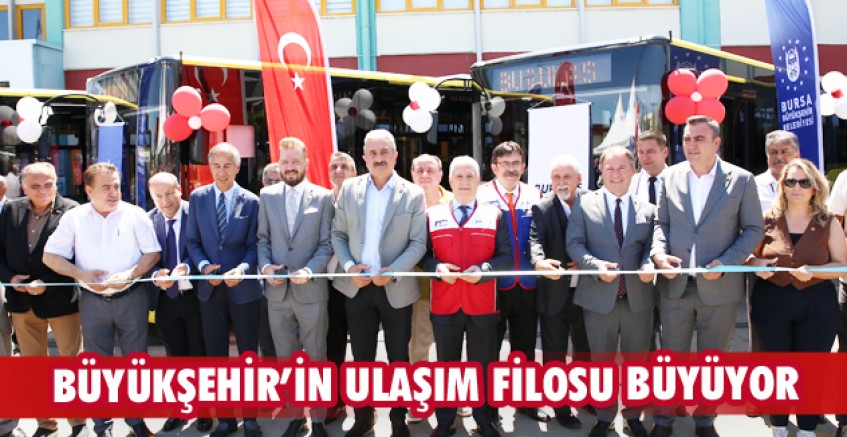 Büyükşehir'in ulaşım filosu büyüyor